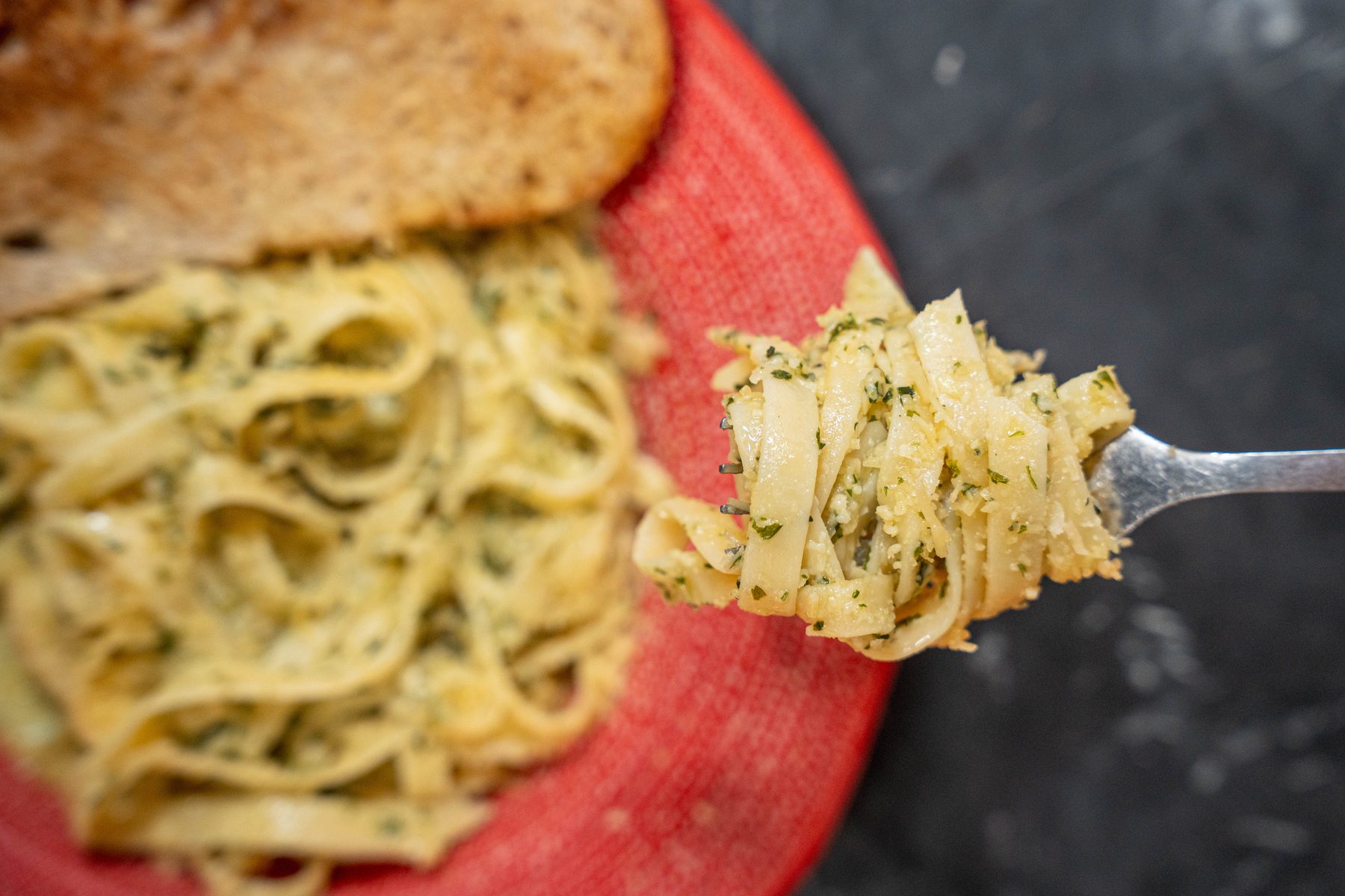 Fettuccine al Pesto